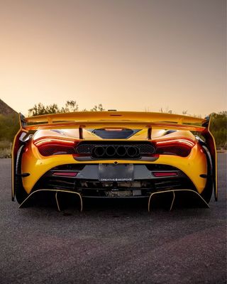 720s Mclaren Body Kit Carbon Fiber Widebody ZE Style Mặt trước và đằng sau