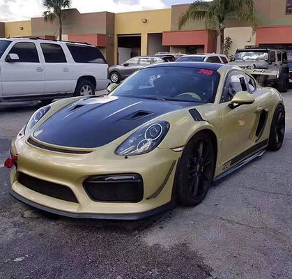 Các sản phẩm sợi cacbon cho Porsche 981 Boxster Carbon Fiber Hood 981 Carbon Fiber Engine Hatch Cover 2013-2015