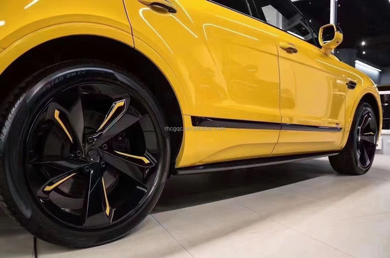 Đối với Bentley Bentayga Carbon Fiber Body Kit Bentayga nâng cấp W12 Style Carbon Fiber Front Lip Diffuser Spoiler