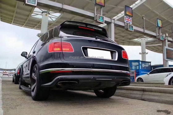 Đối với Bentley Bentayga Carbon Fiber Body Kit Bentayga nâng cấp W12 Style Carbon Fiber Front Lip Diffuser Spoiler