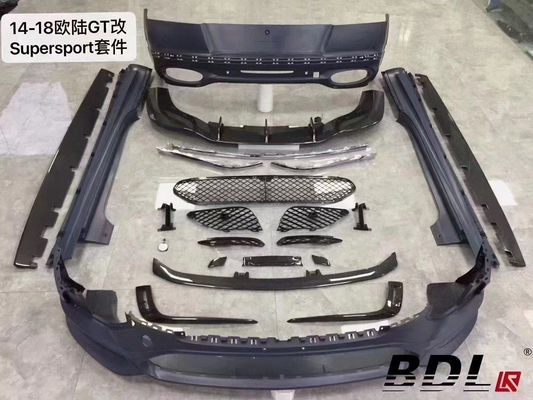 Đối với Bentley Continental GT Body Kit Continental nâng cấp Supersports phong cách phía trước và phía sau bộ dụng cụ thân xe đập