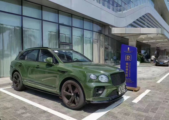 Đối với Bentley Bentayga Carbon Fiber Body Kit Bentayga nâng cấp kiểu SPE Carbon Fiber Front Lip Diffuser Spoiler Side Skirt