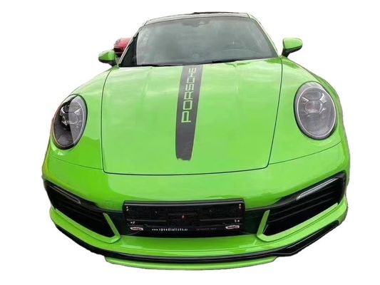 Đối với Porsche 911 992 Carbon Fiber Body Kit 911 992 Upgraded TechArt Style Mặt trước xẻo Diffuser Spoiler Side Skirt