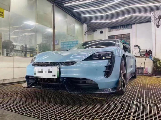 Phụ tùng ô tô cho Porsche Taycan Carbon Fiber Body Kit Taycan nâng cấp MSY Style Front Shovel Diffuser Spoiler Body