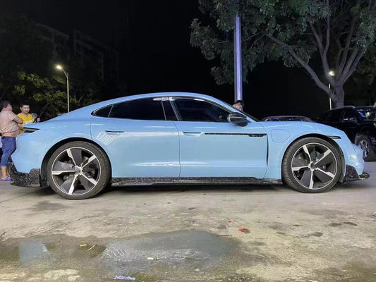 Phụ tùng ô tô cho Porsche Taycan Carbon Fiber Body Kit Taycan nâng cấp MSY Style Front Shovel Diffuser Spoiler Body