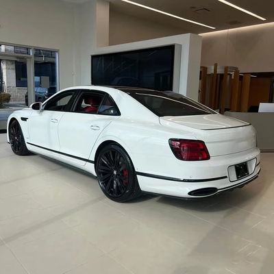 Flying Spur Bentley Body Kit W12 phong cách Carbon Fiber Lip Kit 2019 Diffuser Spoiler Side Skirt
