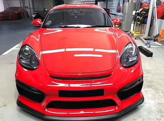 Sản phẩm bán như Hot Cakes 987Cayman Body Kit GT4 phong cách phía trước và phía sau Bumper Spoiler 2006-2012