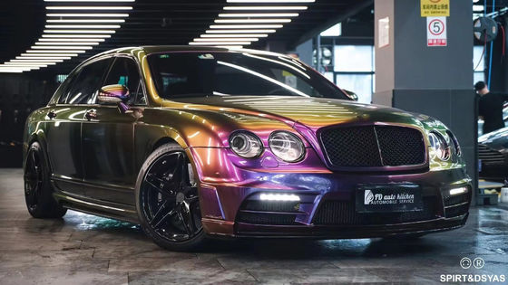 Đen 2013 Bentley Flying Spur Body Kit Mặt trước và phía sau Bumper Spoiler Exhaust Kit