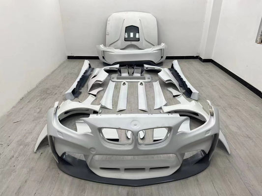 Đối với BMW F22 F87 2 Series M2 Body Kit M2 M235 Upgrade IMP phong cách phía trước và phía sau Bumper Spoiler Wide Bodyki