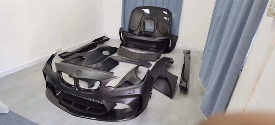 Đối với BMW F22 F87 2 Series M2 Body Kit M2 M235 Upgrade IMP phong cách phía trước và phía sau Bumper Spoiler Wide Bodyki