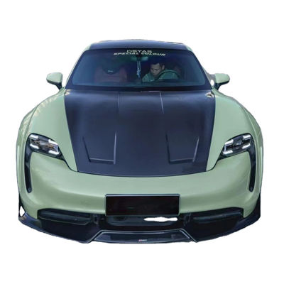Sản phẩm mới cho Porsche Taycan Carbon Fiber Body Kit Taycan Wide Bodyki Mặt trước Xẻo Mặt ngoài Khải Spoiler Diffuser