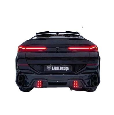 Sản phẩm bán nóng G06 X6 Carbon Fiber Body Kit Forbmw X6 Carbon Fiber Mặt trước Lôi phía sau Diffuser Spoiler Cover