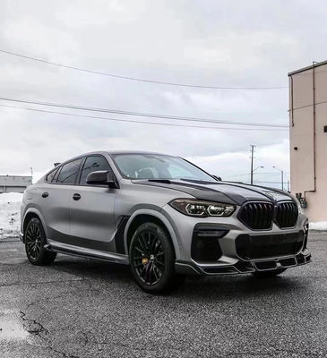 Sản phẩm bán nóng G06 X6 Carbon Fiber Body Kit Forbmw X6 Carbon Fiber Mặt trước Lôi phía sau Diffuser Spoiler Cover