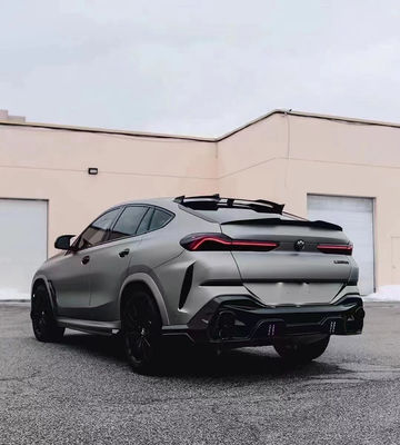 Sản phẩm bán nóng G06 X6 Carbon Fiber Body Kit Forbmw X6 Carbon Fiber Mặt trước Lôi phía sau Diffuser Spoiler Cover