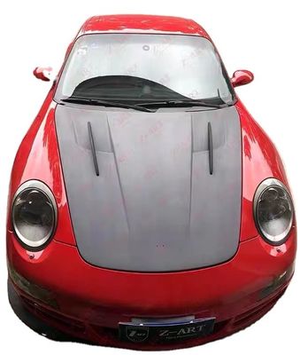 Sản phẩm mới Carbon Fiber Hood cho Porsche 911 997 911 997 Carbon Fiber Engine Hatch GT3 Style