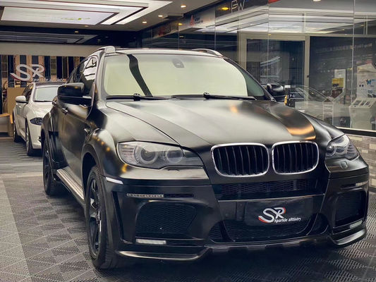 Sản phẩm bán nóng X6 E70 E71 Wide Body Kit Forbmw X6 Body Kit Mặt trước và phía sau Bumper Spoiler Side Skirt