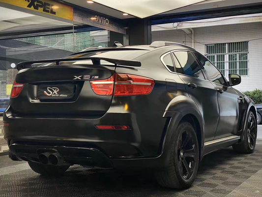 Sản phẩm bán nóng X6 E70 E71 Wide Body Kit Forbmw X6 Body Kit Mặt trước và phía sau Bumper Spoiler Side Skirt
