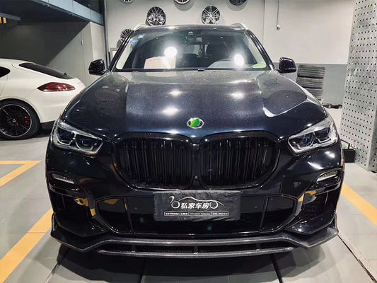 Sản phẩm bán nóng X5 G05 Carbon Fiber Body Kit Forbmw X5 Carbon Fiber Mặt trước Lôi phía sau Diffuser Spoiler Side Skirt