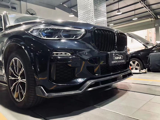 Sản phẩm bán nóng X5 G05 Carbon Fiber Body Kit Forbmw X5 Carbon Fiber Mặt trước Lôi phía sau Diffuser Spoiler Side Skirt