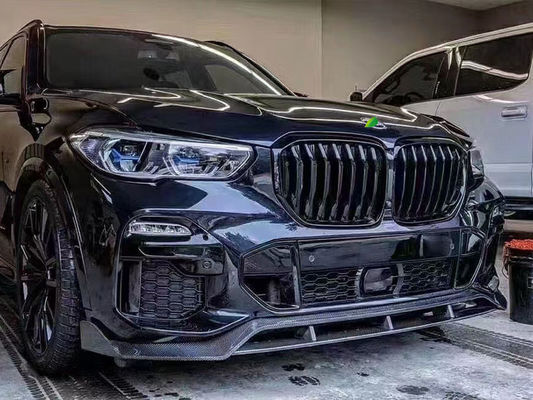Sản phẩm bán nóng X5 G05 Carbon Fiber Body Kit Forbmw X5 Carbon Fiber Mặt trước Lôi phía sau Diffuser Spoiler Side Skirt