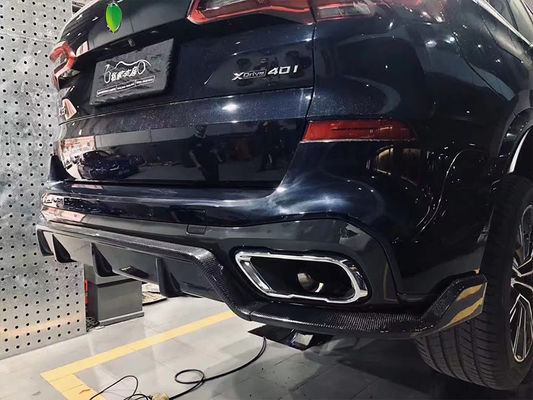 Sản phẩm bán nóng X5 G05 Carbon Fiber Body Kit Forbmw X5 Carbon Fiber Mặt trước Lôi phía sau Diffuser Spoiler Side Skirt