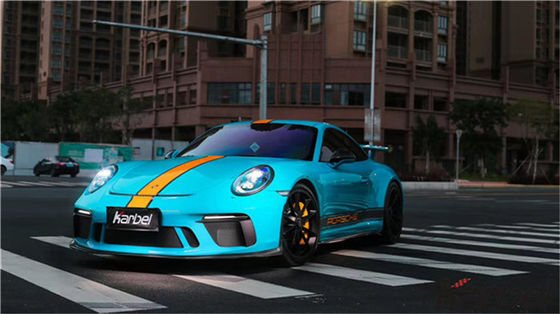 Bộ cơ thể sợi cacbon cho Porsche 911 991.2 GT3 911 GT3 Bộ cơ thể sợi cacbon phía trước Xẻ phía sau Máy khuếch tán bên