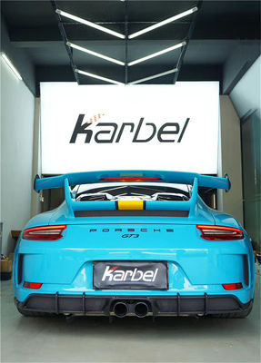 Bộ cơ thể sợi cacbon cho Porsche 911 991.2 GT3 911 GT3 Bộ cơ thể sợi cacbon phía trước Xẻ phía sau Máy khuếch tán bên