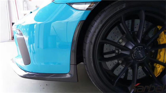Bộ cơ thể sợi cacbon cho Porsche 911 991.2 GT3 911 GT3 Bộ cơ thể sợi cacbon phía trước Xẻ phía sau Máy khuếch tán bên