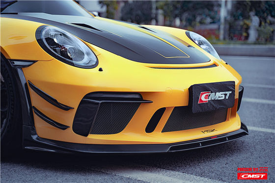 Bộ cơ thể sợi cacbon cho Porsche 911 991.2 GT3RS 911 GT3RS Bộ cơ thể sợi cacbon phía trước xẻm phía sau