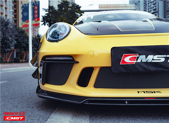 Bộ cơ thể sợi cacbon cho Porsche 911 991.2 GT3RS 911 GT3RS Bộ cơ thể sợi cacbon phía trước xẻm phía sau
