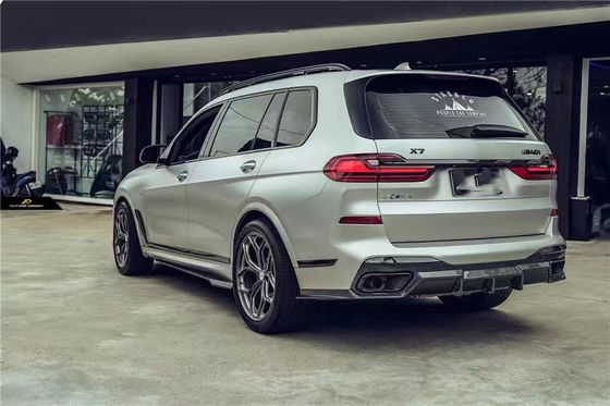 Phụ tùng ô tô cho BMW X7 Carbon Fiber Body Kit X7 nâng cấp kiểu FD Carbon Fiber Front Shovel Diffuser Spoiler Top Wing Body Kit