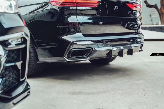 Phụ tùng ô tô cho BMW X7 Carbon Fiber Body Kit X7 nâng cấp kiểu FD Carbon Fiber Front Shovel Diffuser Spoiler Top Wing Body Kit