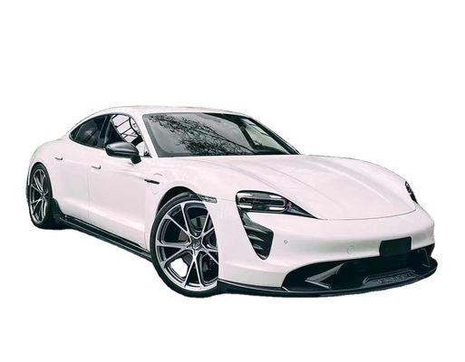 Đối với Porsche Taycan Carbon Fiber Body Kit Taycan Upgrade Tech Style Carbon Fiber Lưỡi trước Diffuser Spoiler Side Skirt