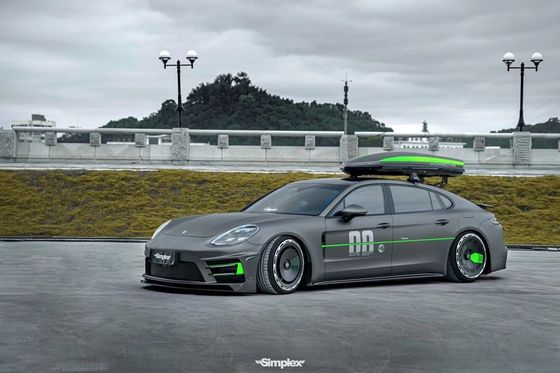 Đối với Porsche Palamela 971 Body Kit 971 ATR nâng cấp phong cách phía trước và phía sau Bumper Side Skirt Body Kit