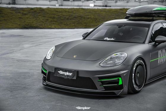 Đối với Porsche Palamela 971 Body Kit 971 ATR nâng cấp phong cách phía trước và phía sau Bumper Side Skirt Body Kit