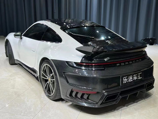 Phân tích ô tô cho Porsche 911 992 Body Kit Khô Carbon Fiber Material 911 992 Upgraded TOPCAR Style Body Kit Spoiler