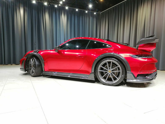 Phụ tùng ô tô cho Porsche 911 992 Body Kit 911 992 Turbo Upgraded Techart Style Mặt trước và mặt sau Bump Cover Body Kit