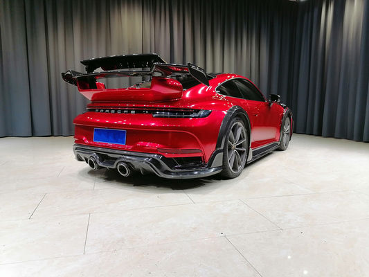 Phụ tùng ô tô cho Porsche 911 992 Body Kit 911 992 Turbo Upgraded Techart Style Mặt trước và mặt sau Bump Cover Body Kit
