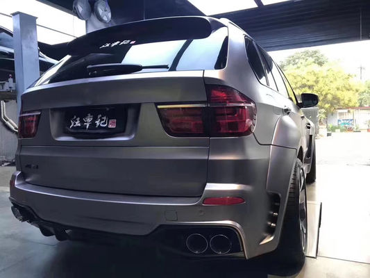 Đối với BMW E70 E71 X5 Body Kit FPR Vật liệu X5 E70 E71 nâng cấp PD phong cách Mặt trước và phía sau Bumpers Body Wideki