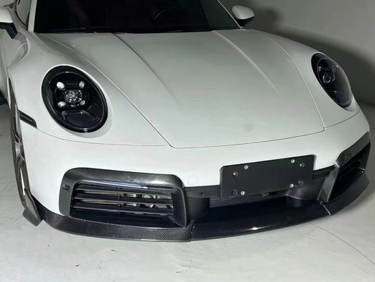 Phân tích xe hơi cho Porsche 911 992 Carbon Fiber Body Kit 911 992 Upgraded Bras-style Front Shove Diffuser Spoiler Body Kit