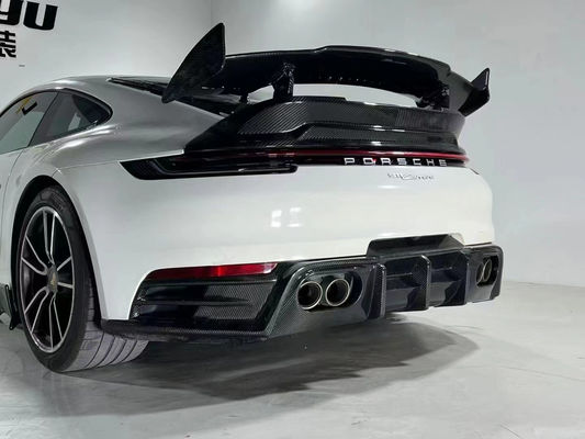 Phân tích xe hơi cho Porsche 911 992 Carbon Fiber Body Kit 911 992 Upgraded Bras-style Front Shove Diffuser Spoiler Body Kit