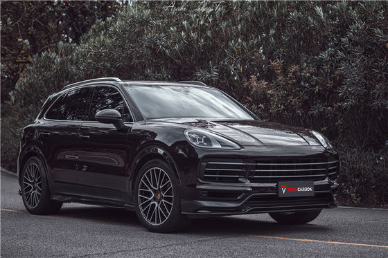 Phân tích ô tô cho Porsche Cayenne Fiber Body Kit Cayenne Carbon Fiber Front Spreader