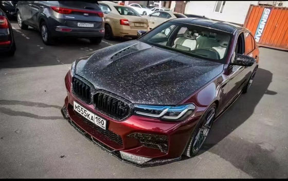 Đối với BMW 5 Series G30 G38 F90 Carbon Fiber Machine Cover G30 G38 F90 Khô Carbon Fiber Engine Hatch Cover