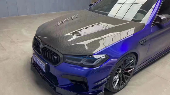 Đối với BMW 5 Series G30 G38 F90 Carbon Fiber Machine Cover G30 G38 F90 Khô Carbon Fiber Engine Hatch Cover