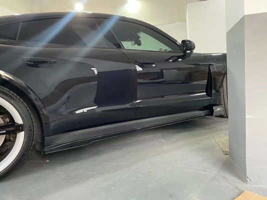 Phụ tùng ô tô cho Porsche Taycan Carbon Fiber Body Kit TAYCAN nâng cấp REVOZPORT phong cách Mặt trước xẻo Diffuser Spoiler Body Kit