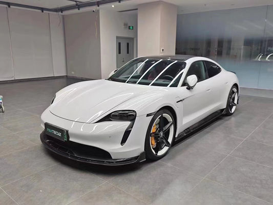 Bộ cơ thể sợi cacbon khô cho Porsche Taycan Taycan nâng cấp PAKTECHZ phong cách phía trước