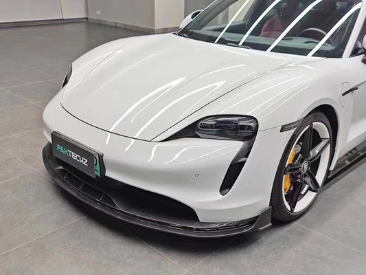 Bộ cơ thể sợi cacbon khô cho Porsche Taycan Taycan nâng cấp PAKTECHZ phong cách phía trước