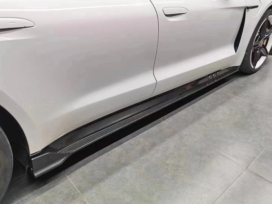 Bộ cơ thể sợi cacbon khô cho Porsche Taycan Taycan nâng cấp PAKTECHZ phong cách phía trước