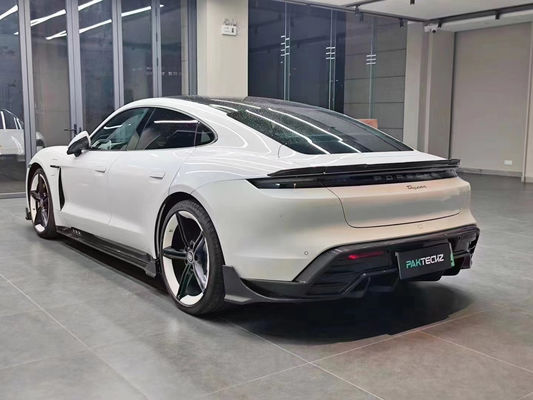 Bộ cơ thể sợi cacbon khô cho Porsche Taycan Taycan nâng cấp PAKTECHZ phong cách phía trước