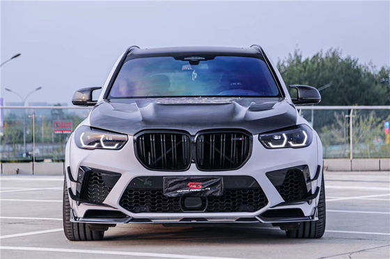 Bộ phận ô tô Carbon Fiber Body Kit cho BMW X5M X5M Carbon Fiber Hood X5M Front Shovel Diffuser Spoiler X5M Wide Body Kit